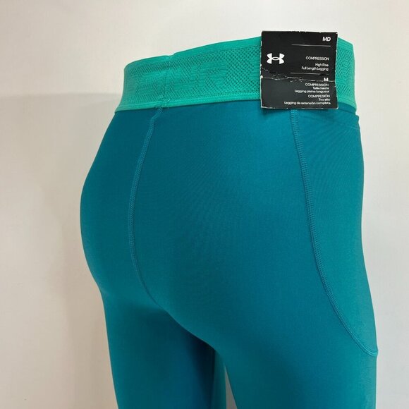 Under Armour Women's Compression Branded Waistband Leggings - Size Medium NWT - Picture 4 of 6